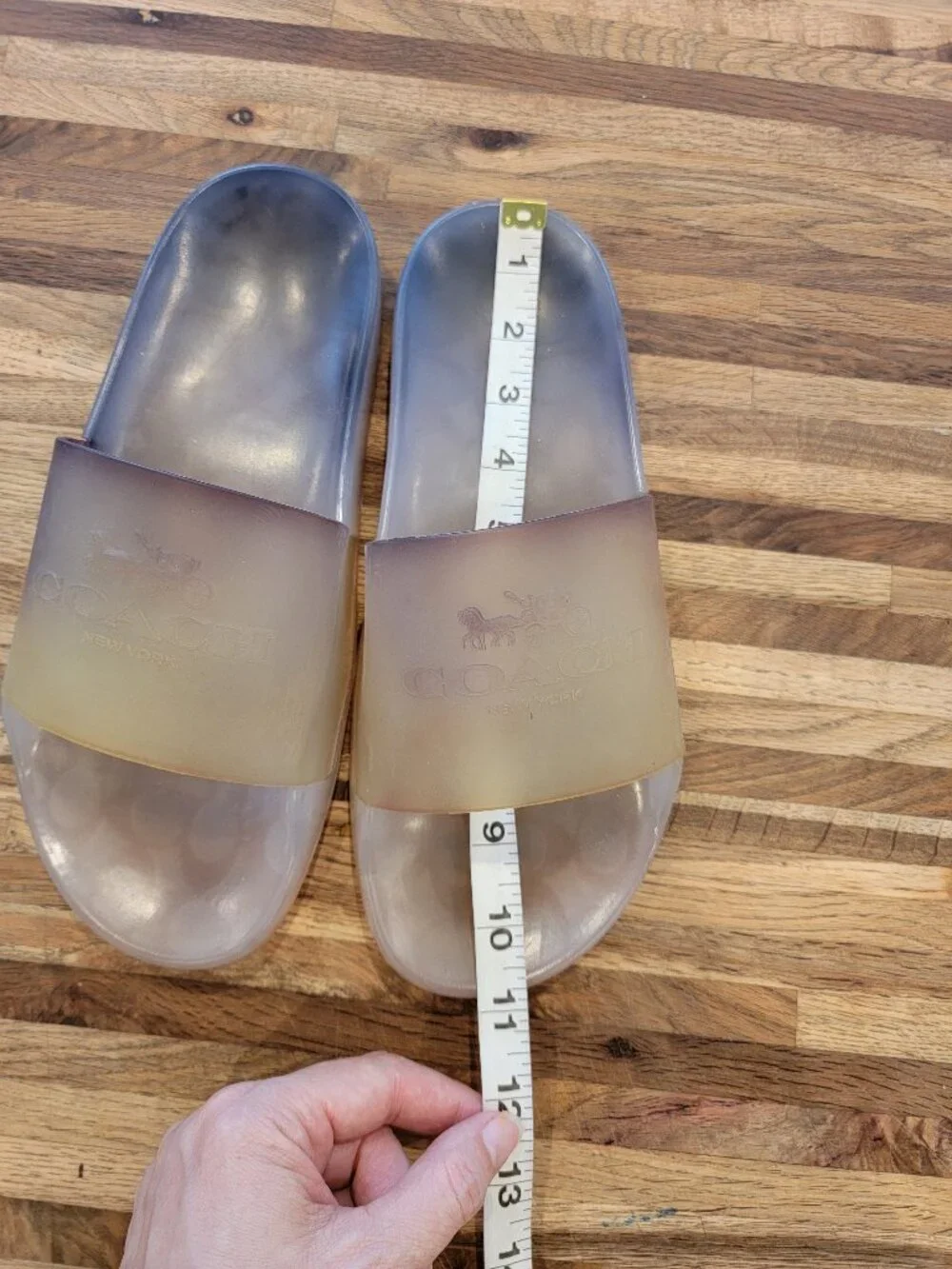 Coach Ulyssa Slide, soft Jelly Slide/Slip On Shoes